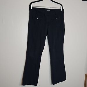 Polo Jeans Co Ralph Lauren Black Straight Pants Size 10